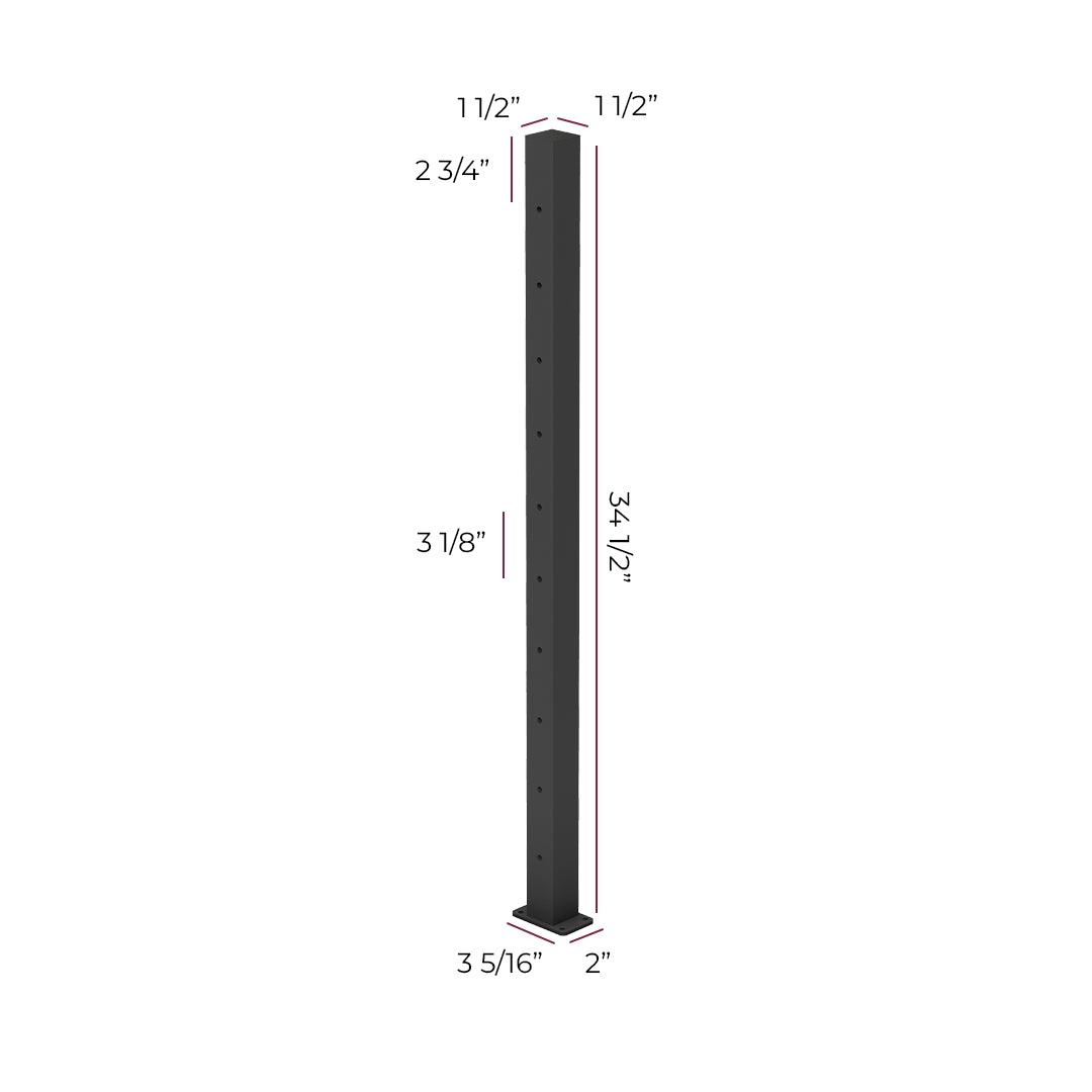 Cable Post Straight 36 1
