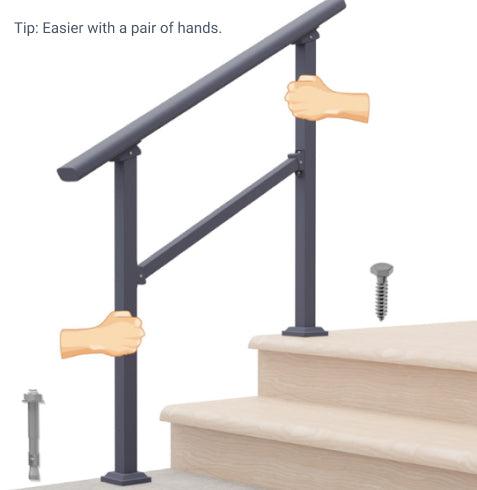 Stairs Handrail Installation Guide