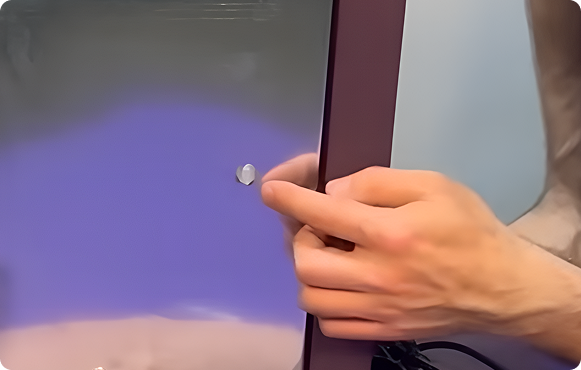No light indicator