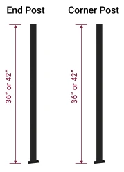 V1 Guard Rail Posts