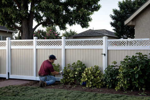 Vinyl Fencing Installation