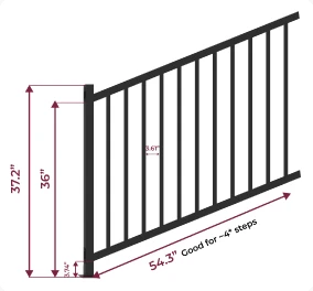 V1 Stair Guard Rail