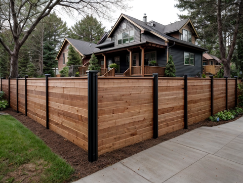 Installation Guide for Horizontal Wood Fence