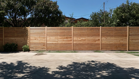 Horizontal Wood Fence