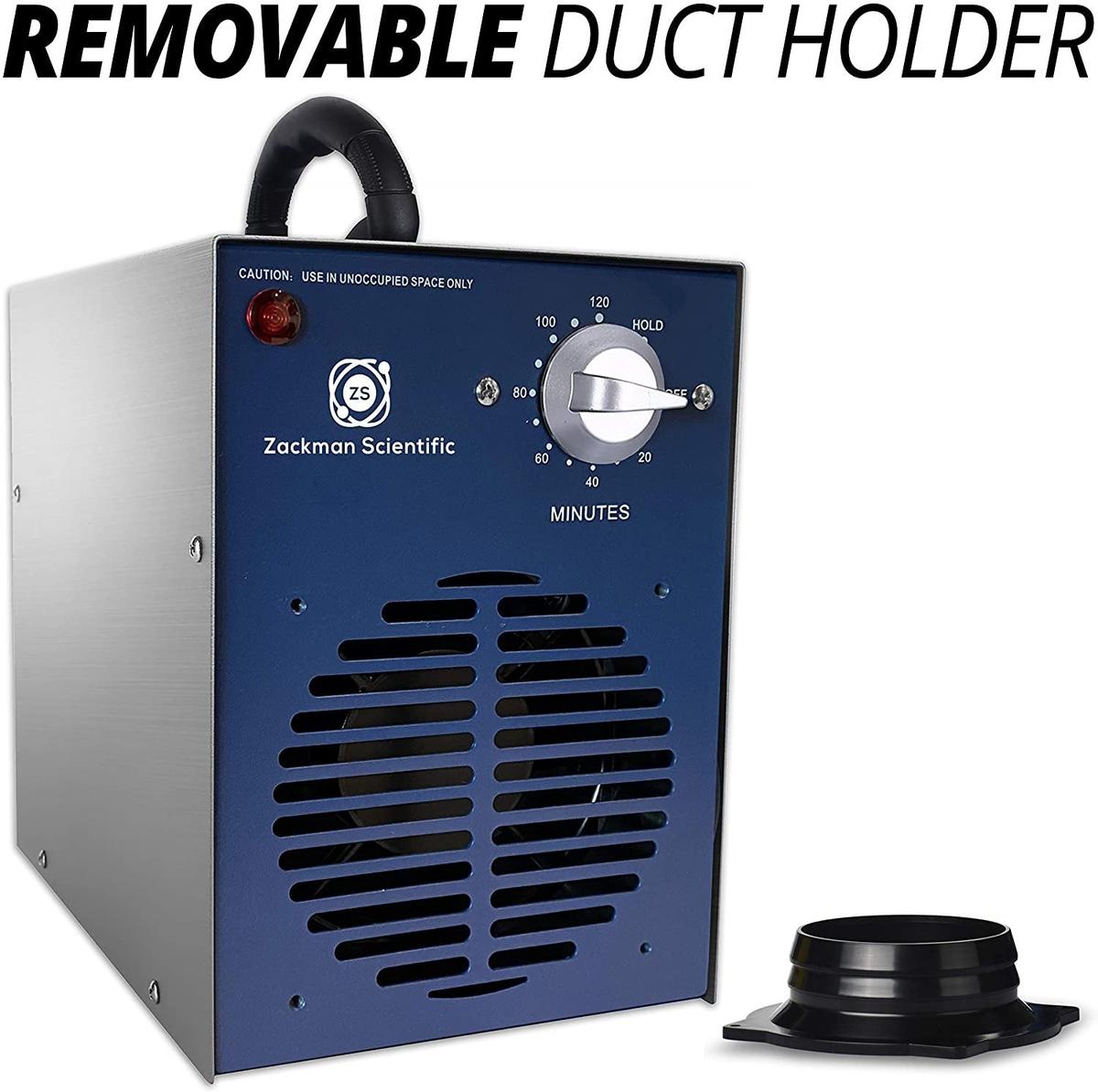 Zackman Scientific Ozone Generator with Air Duct Connector
