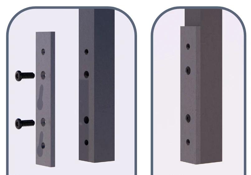 Attach the metal plate
