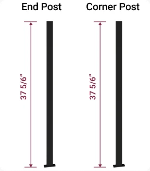 V4 Guard Rail Posts