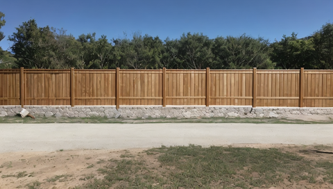 Standard Vertical Wood Fence