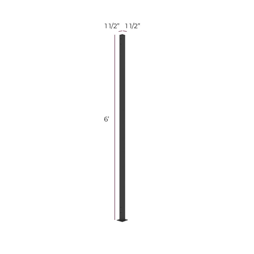 6 End Post