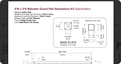 Guard Rail V3 Techsheet