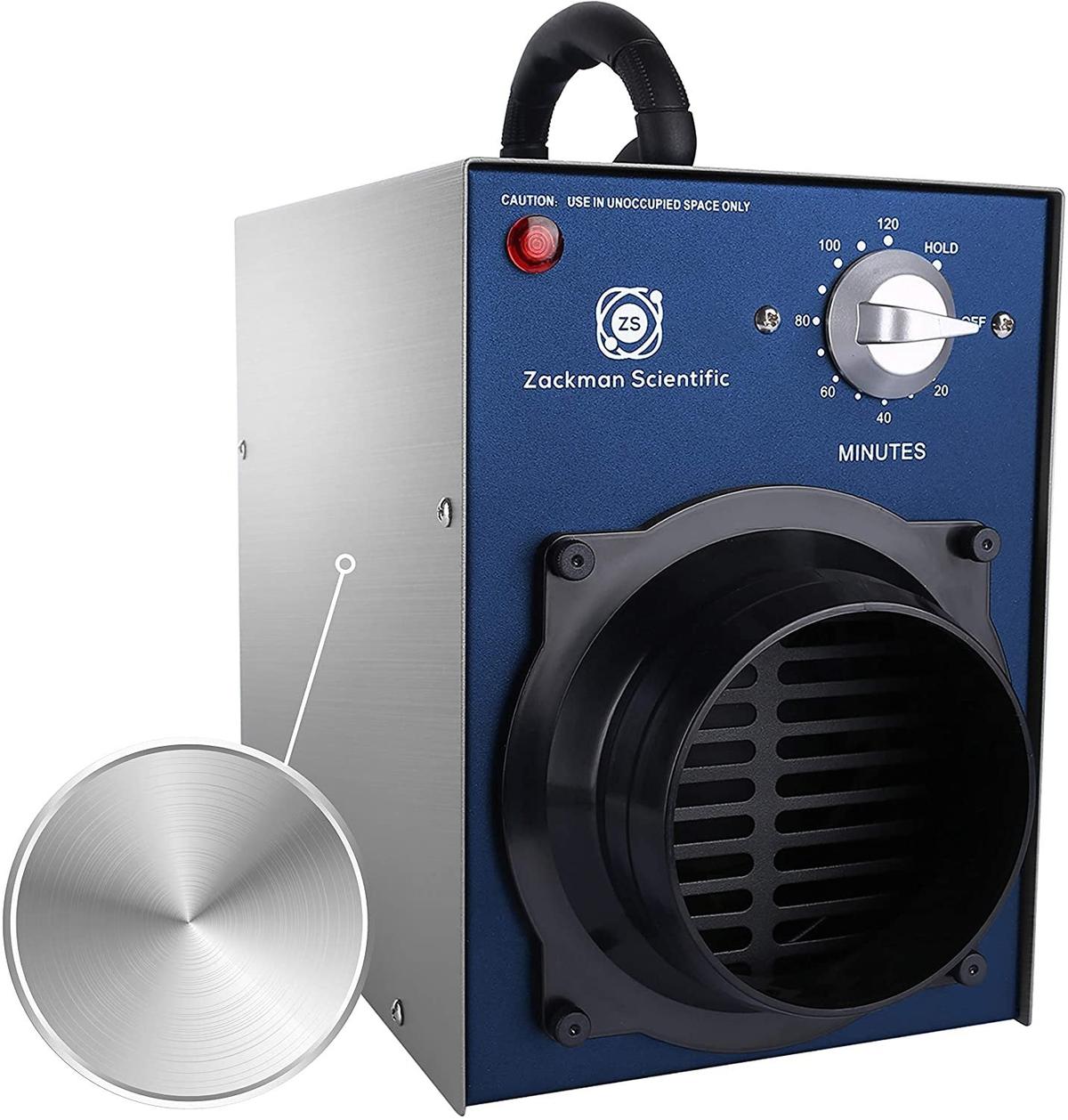 Zackman Scientific Ozone Generator with Air Duct Connector