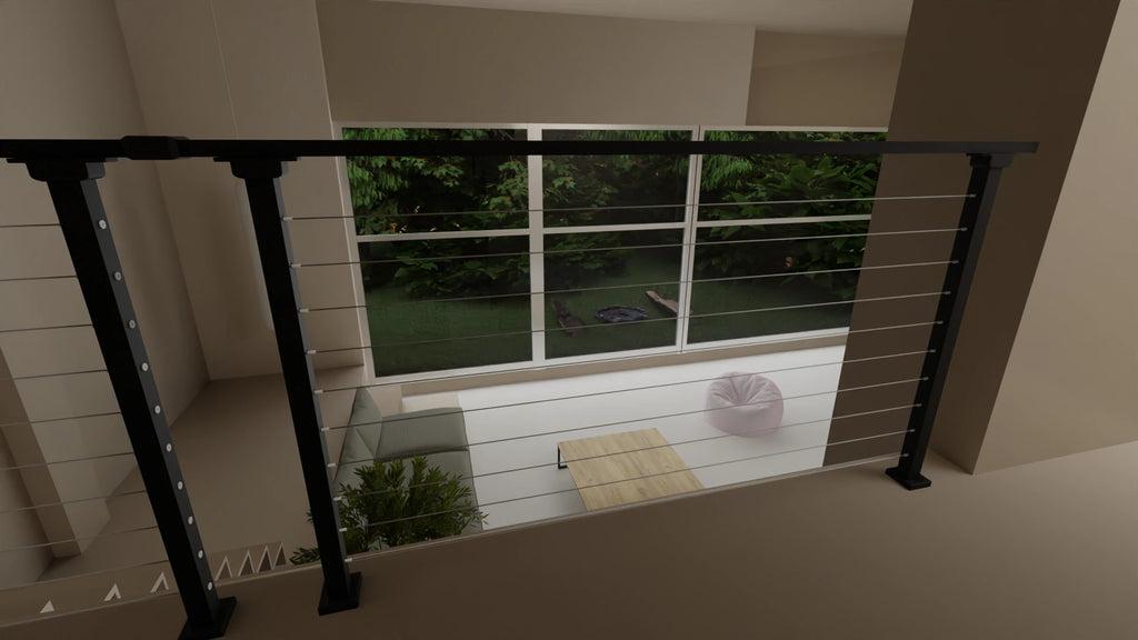 Cable Horizontal Handrail Kit (1pc)