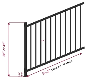 V1 Stair Guard Rail