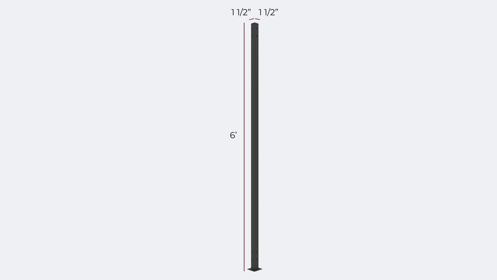 Ornamental Fence Kit Post (1pc)