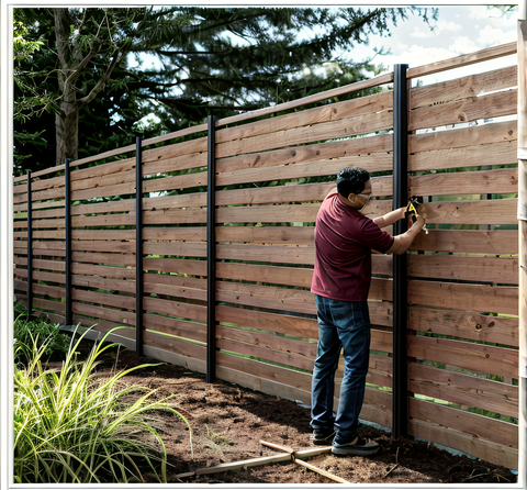 Horizontal Wood Fence