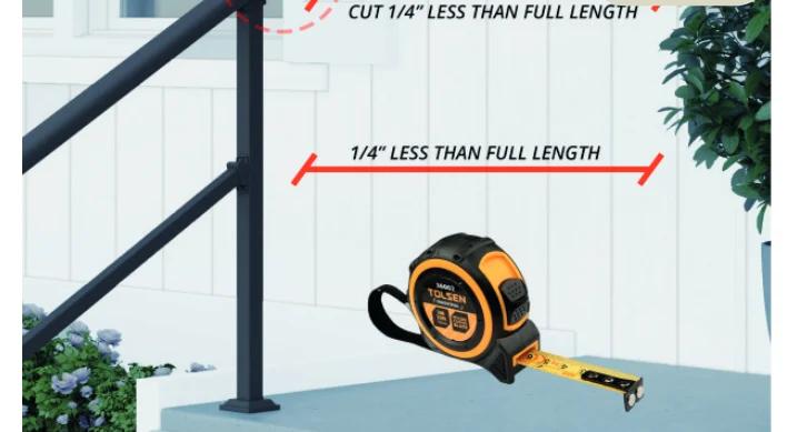 Remove the end cap and insert the adjustable connector