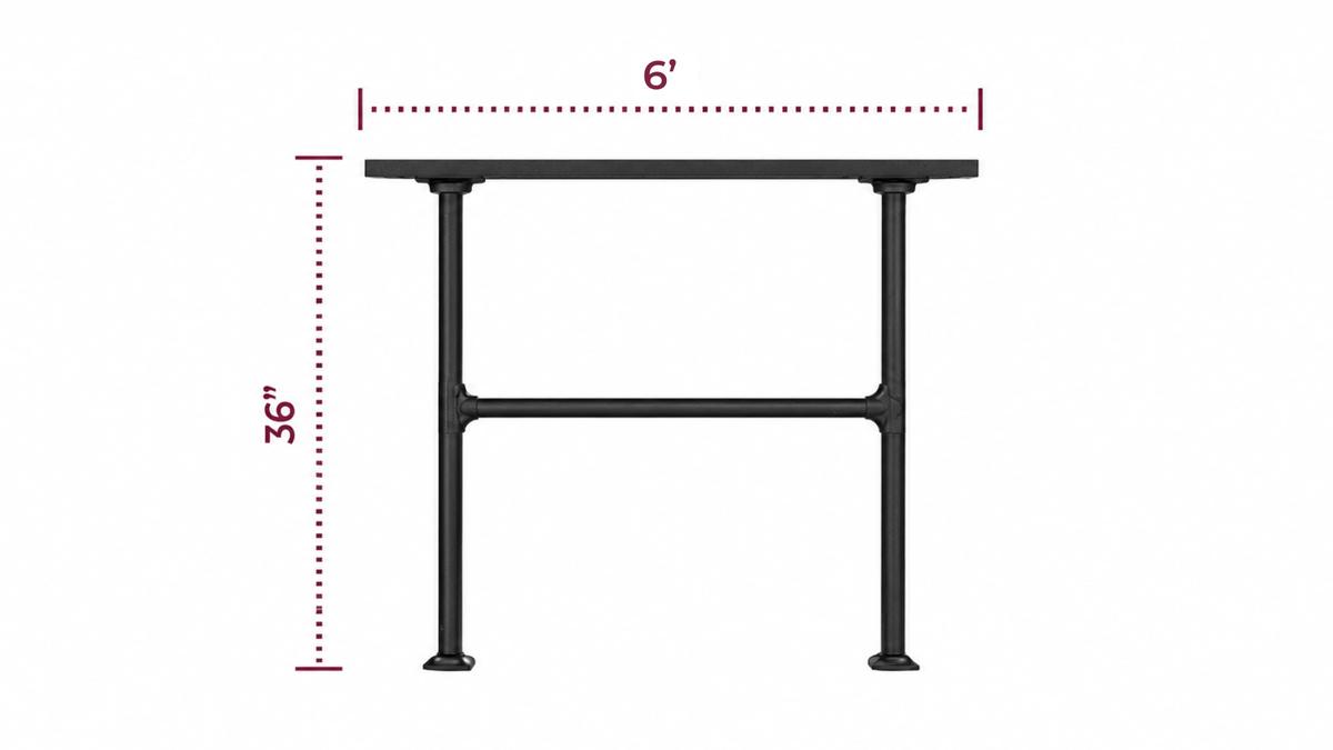 Horizontal Handrail Kit 6 36