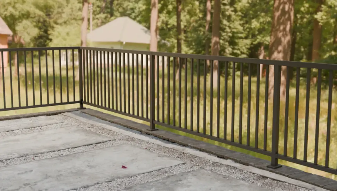 Contemporary Vertical Guard Rail
