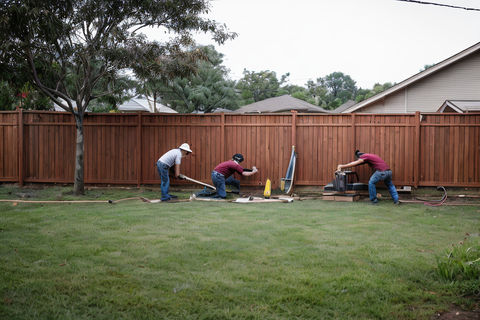 Standard Vertical Wood Fence