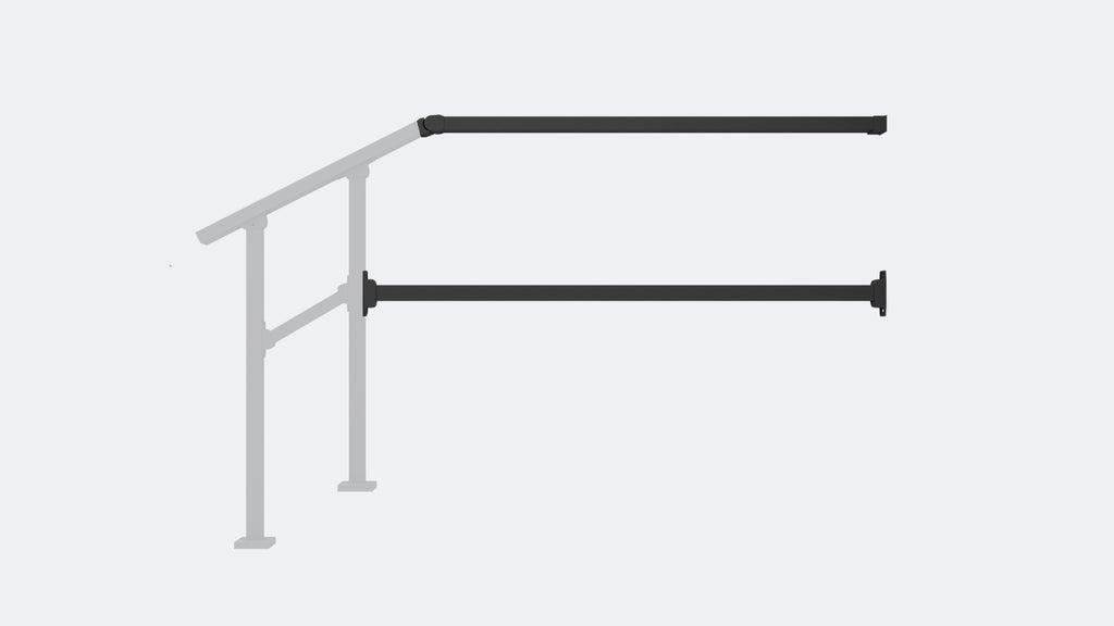 Stair Handrail Wall Extension (1pc)