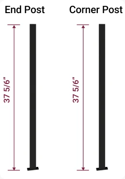 V3 Guard Rail Posts