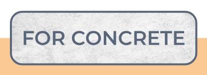 Position and mark the holes — FOR CONCRETE