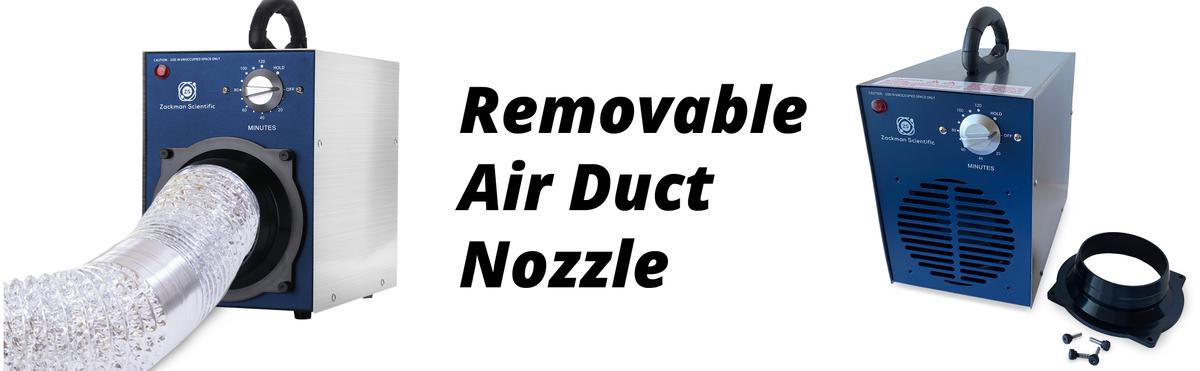 Zackman Scientific Ozone Generator with Air Duct Connector