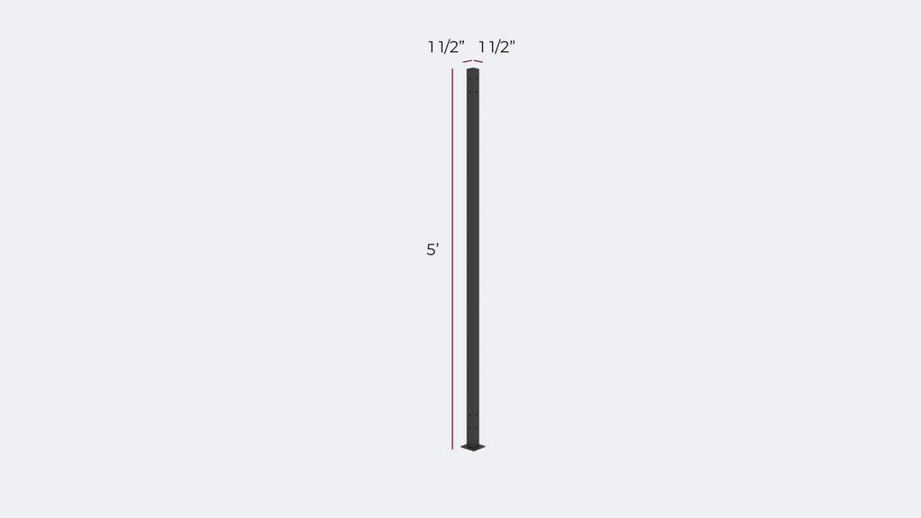 Ornamental Fence Kit Post (1pc)