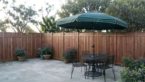 Standard Vertical Wood Fence