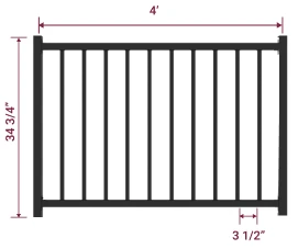 V1 Guard Rail Gate