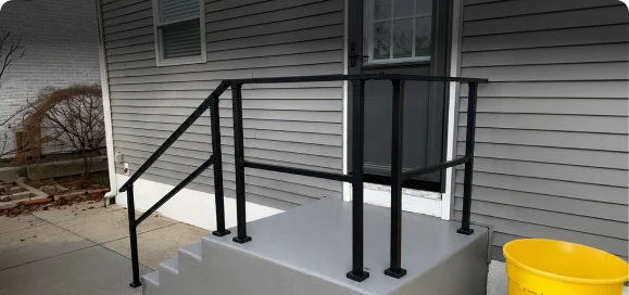 Stairs to Landing (90° Turn)