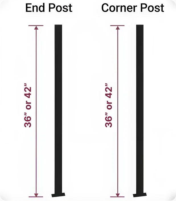 V4 Guard Rail Posts specs