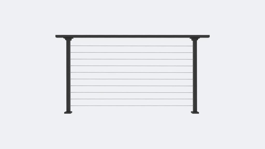 Cable Horizontal Handrail Kit (1pc)