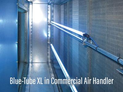 Fresh-Aire UV Blue-Tube XL installed on return side of air handler