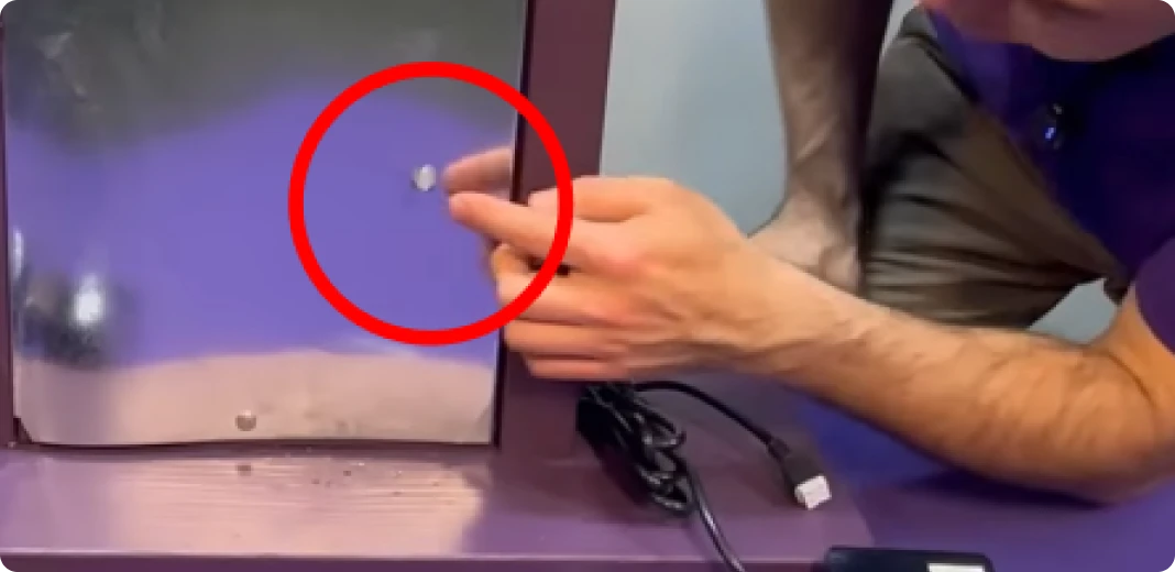 Install the sight glass lens