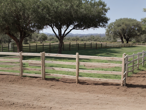Split Rail Ranch Wood Fence