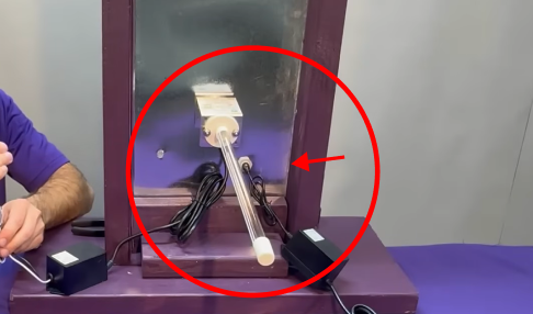 Route cable through gland
