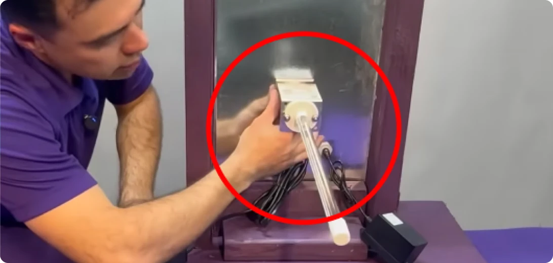 Position the magnetic bracket