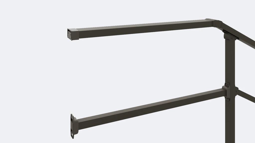 Stair Handrail Wall Extension (1pc)