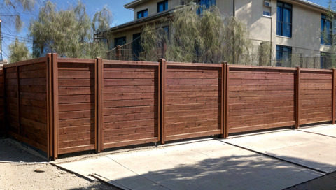 Horizontal Wood Fence