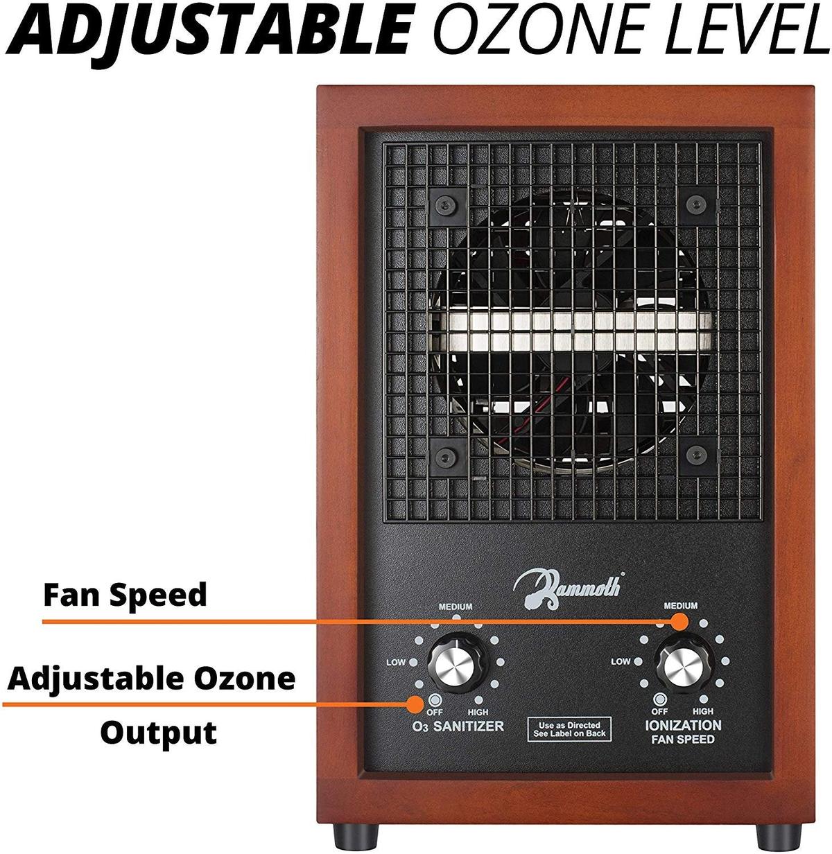 Mammoth Cherry Wood Adjustable Home Ozone Purifier