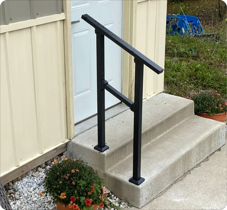 1 2 Steps Stair Handrail Kit 2