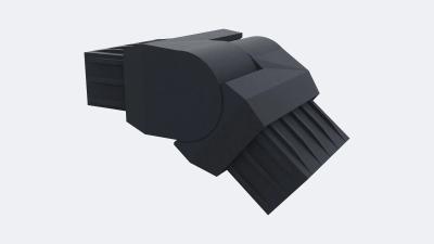 Straight Adjustable Top Rail Connector (Plastic) (1pc) (Replacement Part - Only If Necessary)